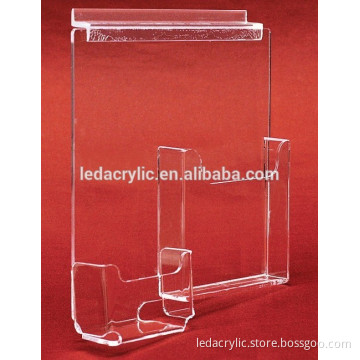 Acrylic Brochure/Cell Phone Combination holder